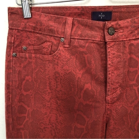NYDJ Python Print Ankle Jeans - Picture 6 of 16